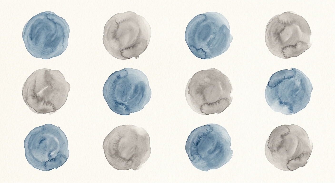 Illustration eines Rasters aus Avataren im Meeting-Layout