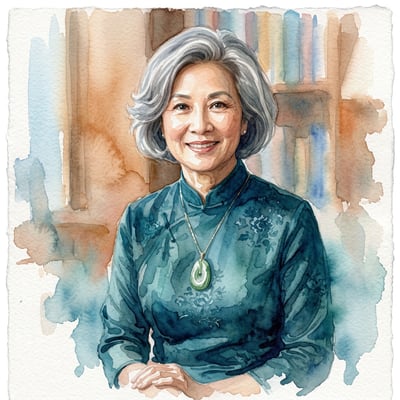 Aquarell-Portrait als Geschenk – ein Portrait, das wirklich — KI-generiertes Beispiel 39
