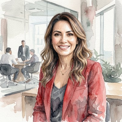 Aquarell-Portrait als Geschenk – ein Portrait, das wirklich — KI-generiertes Beispiel 27