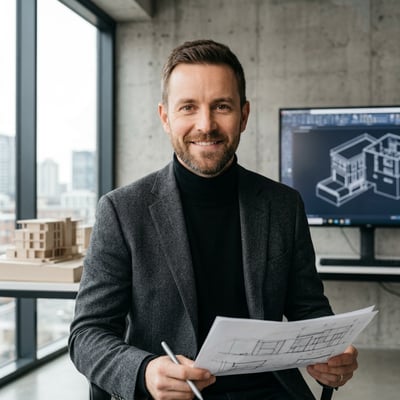 Dein modernes Architekten-Profilbild — KI-generiertes Beispiel 1