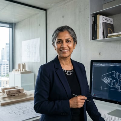 Dein modernes Architekten-Profilbild — KI-generiertes Beispiel 29