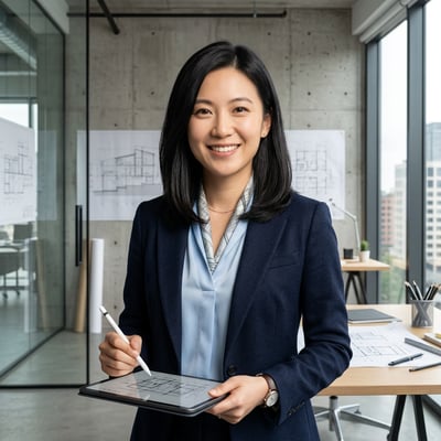 Dein modernes Architekten-Profilbild — KI-generiertes Beispiel 2