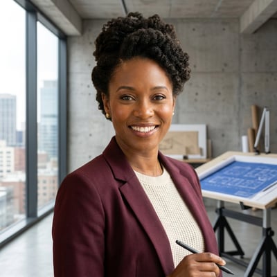 Dein modernes Architekten-Profilbild — KI-generiertes Beispiel 3