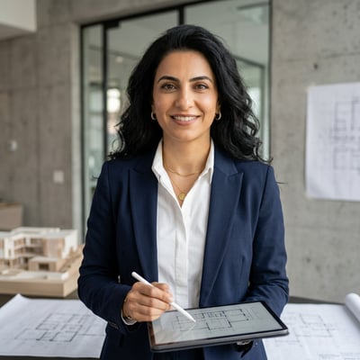 Dein modernes Architekten-Profilbild — KI-generiertes Beispiel 23