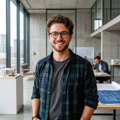 Dein modernes Architekten-Profilbild — KI-generiertes Beispiel 24