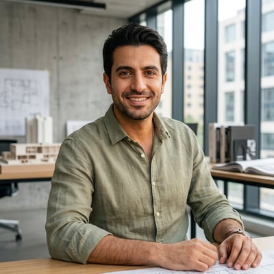 Dein modernes Architekten-Profilbild — KI-generiertes Beispiel 32