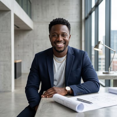 Dein modernes Architekten-Profilbild — KI-generiertes Beispiel 44