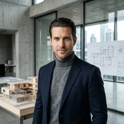 Dein modernes Architekten-Profilbild — KI-generiertes Beispiel 28