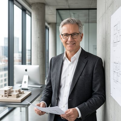 Dein modernes Architekten-Profilbild — KI-generiertes Beispiel 4