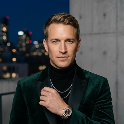 Dein Profilbild als Luxury-Beauty-Influencer — editorial ohne — KI-generiertes Beispiel 8