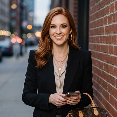 Dein Profilbild als Luxury-Beauty-Influencer — editorial ohne — KI-generiertes Beispiel 15