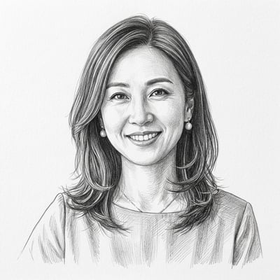 Bleistiftzeichnung-Profilbild als Geschenk – wie von Hand gezeichnet — KI-generiertes Beispiel 31