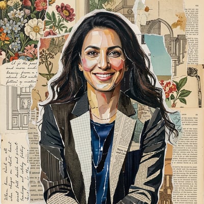 Collage / Mixed-Media als Kunstdruck – Kunstdruck mit eigener — KI-generiertes Beispiel 7