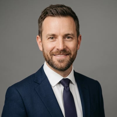 Corporate Headshot für einen starken ersten Eindruck — KI-generiertes Beispiel 1