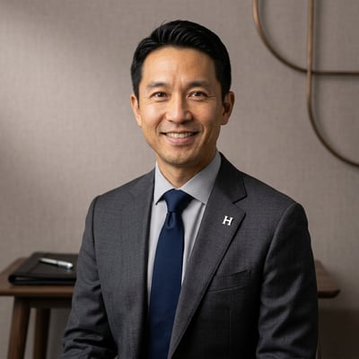 Das Energie-CEO-Portrait, das Versorgungsverantwortung trägt — KI-generiertes Beispiel 6