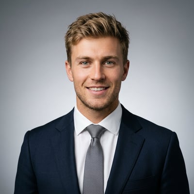Das Energie-CEO-Portrait, das Versorgungsverantwortung trägt — KI-generiertes Beispiel 50