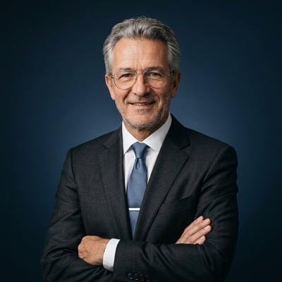 Das Energie-CEO-Portrait, das Versorgungsverantwortung trägt — KI-generiertes Beispiel 38