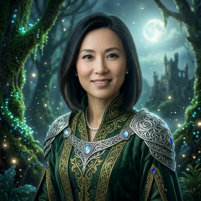 Fantasy-Portrait als Streamer-Overlay – dein Bild im Stream-Look — KI-generiertes Beispiel 13