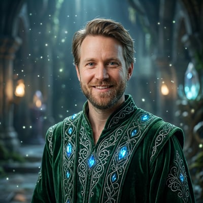Fantasy-Portrait als Streamer-Overlay – dein Bild im Stream-Look — KI-generiertes Beispiel 27