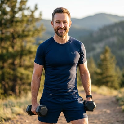 Dein sportliches Fitness-Profilbild — KI-generiertes Beispiel 1