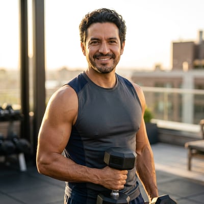 Dein sportliches Fitness-Profilbild — KI-generiertes Beispiel 40