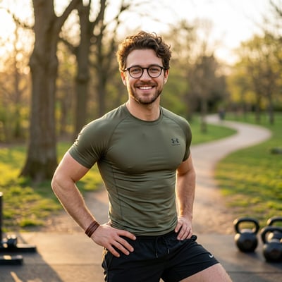 Dein sportliches Fitness-Profilbild — KI-generiertes Beispiel 24