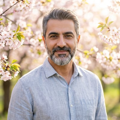 Frühling Portrait für einen frischen Auftritt — KI-generiertes Beispiel 14