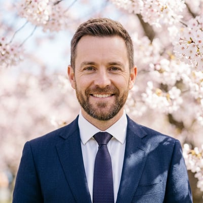 Frühling Portrait für einen frischen Auftritt — KI-generiertes Beispiel 1