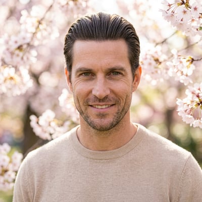 Frühling Portrait für einen frischen Auftritt — KI-generiertes Beispiel 28