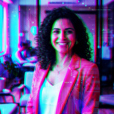 Glitch-Art als Kunstdruck – dein Portrait fuer die Wand — KI-generiertes Beispiel 17