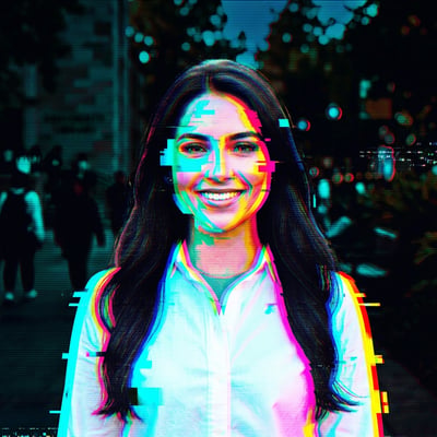 Glitch-Art als Kunstdruck – dein Portrait fuer die Wand — KI-generiertes Beispiel 47