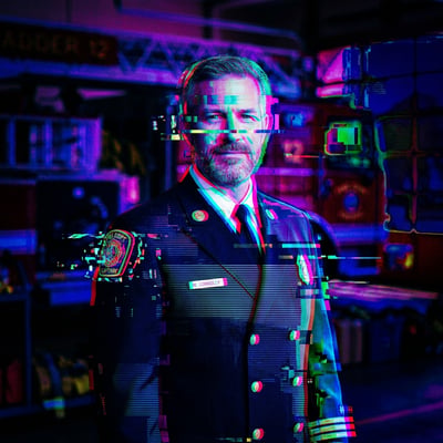 Glitch-Art als Kunstdruck – dein Portrait fuer die Wand — KI-generiertes Beispiel 48