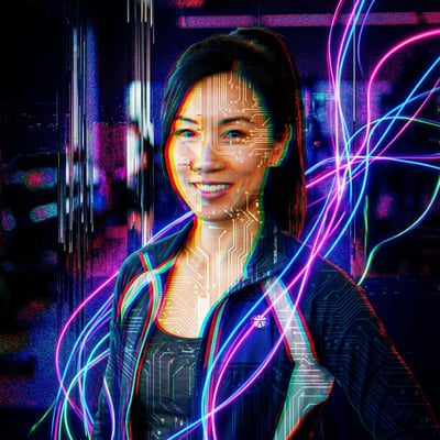 Glitch-Art als Kunstdruck – dein Portrait fuer die Wand — KI-generiertes Beispiel 19