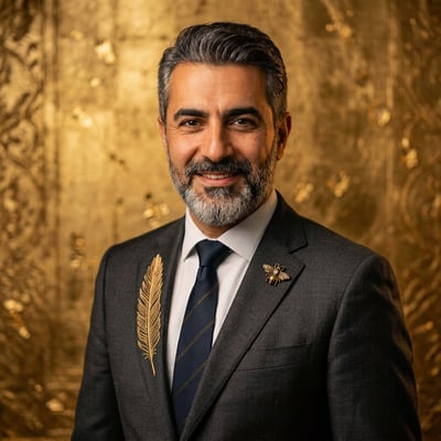 Gold-Luxus als Kunstdruck – dein Portrait fuer die Wand — KI-generiertes Beispiel 14