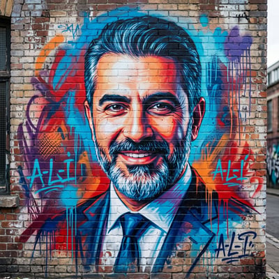 Dein Profilbild im Graffiti-&-Street-Art-Style — KI-generiertes Beispiel 14