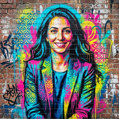 Dein Profilbild im Graffiti-&-Street-Art-Style — KI-generiertes Beispiel 7