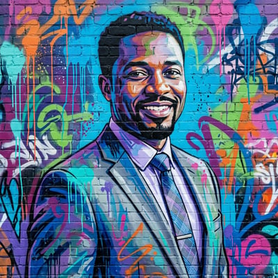 Dein Profilbild im Graffiti-&-Street-Art-Style — KI-generiertes Beispiel 42
