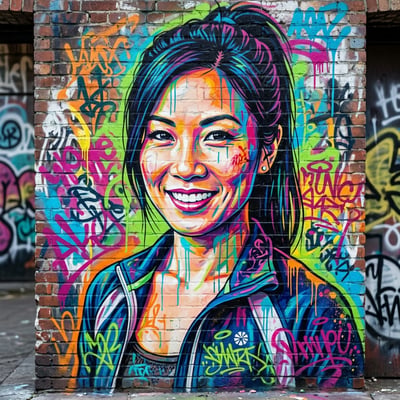 Dein Profilbild im Graffiti-&-Street-Art-Style — KI-generiertes Beispiel 41
