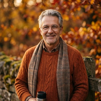 Dein KI-Profilbild im natürlichen Herbst-Look — KI-generiertes Beispiel 38
