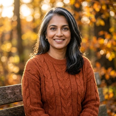 Dein KI-Profilbild im natürlichen Herbst-Look — KI-generiertes Beispiel 49