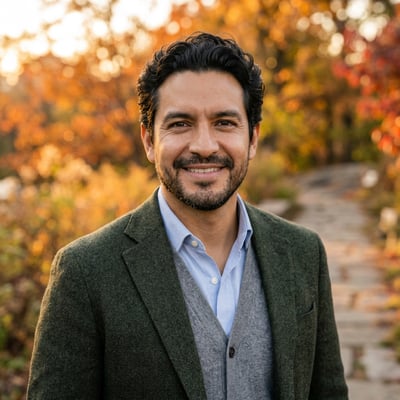 Dein KI-Profilbild im natürlichen Herbst-Look — KI-generiertes Beispiel 40