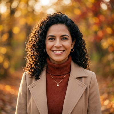 Dein KI-Profilbild im natürlichen Herbst-Look — KI-generiertes Beispiel 17