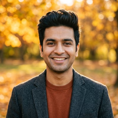 Dein KI-Profilbild im natürlichen Herbst-Look — KI-generiertes Beispiel 36