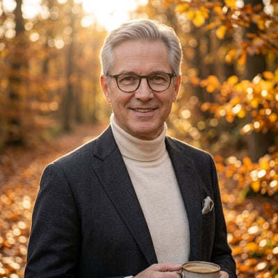 Dein KI-Profilbild im natürlichen Herbst-Look — KI-generiertes Beispiel 4