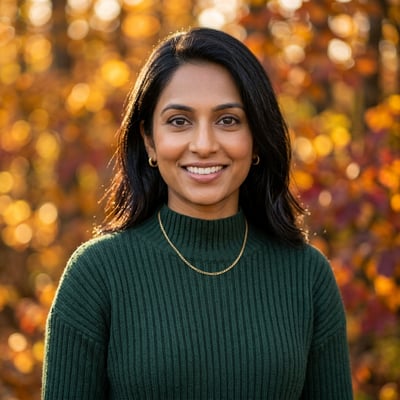 Dein KI-Profilbild im natürlichen Herbst-Look — KI-generiertes Beispiel 5