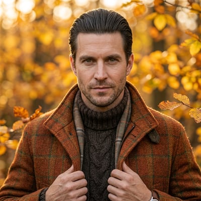 Dein KI-Profilbild im natürlichen Herbst-Look — KI-generiertes Beispiel 28