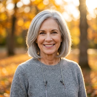 Dein KI-Profilbild im natürlichen Herbst-Look — KI-generiertes Beispiel 45