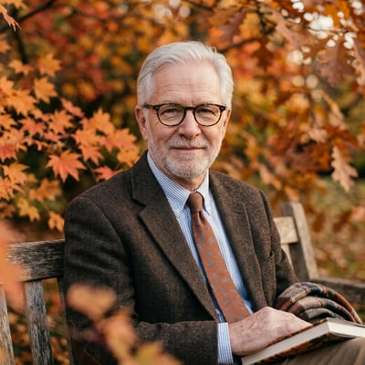 Dein KI-Profilbild im natürlichen Herbst-Look — KI-generiertes Beispiel 18
