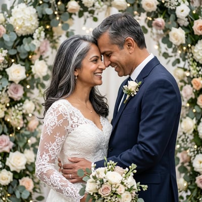 Traumhafte Hochzeitsporträts für euch zwei — KI-generiertes Beispiel 49