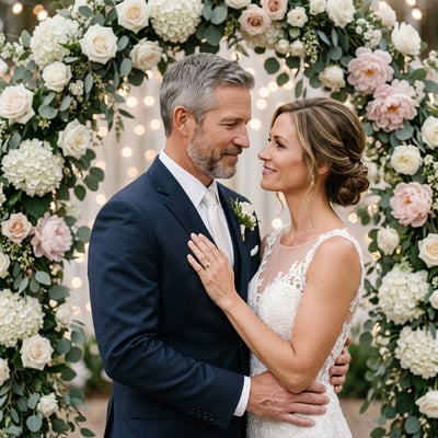 Traumhafte Hochzeitsporträts für euch zwei — KI-generiertes Beispiel 48